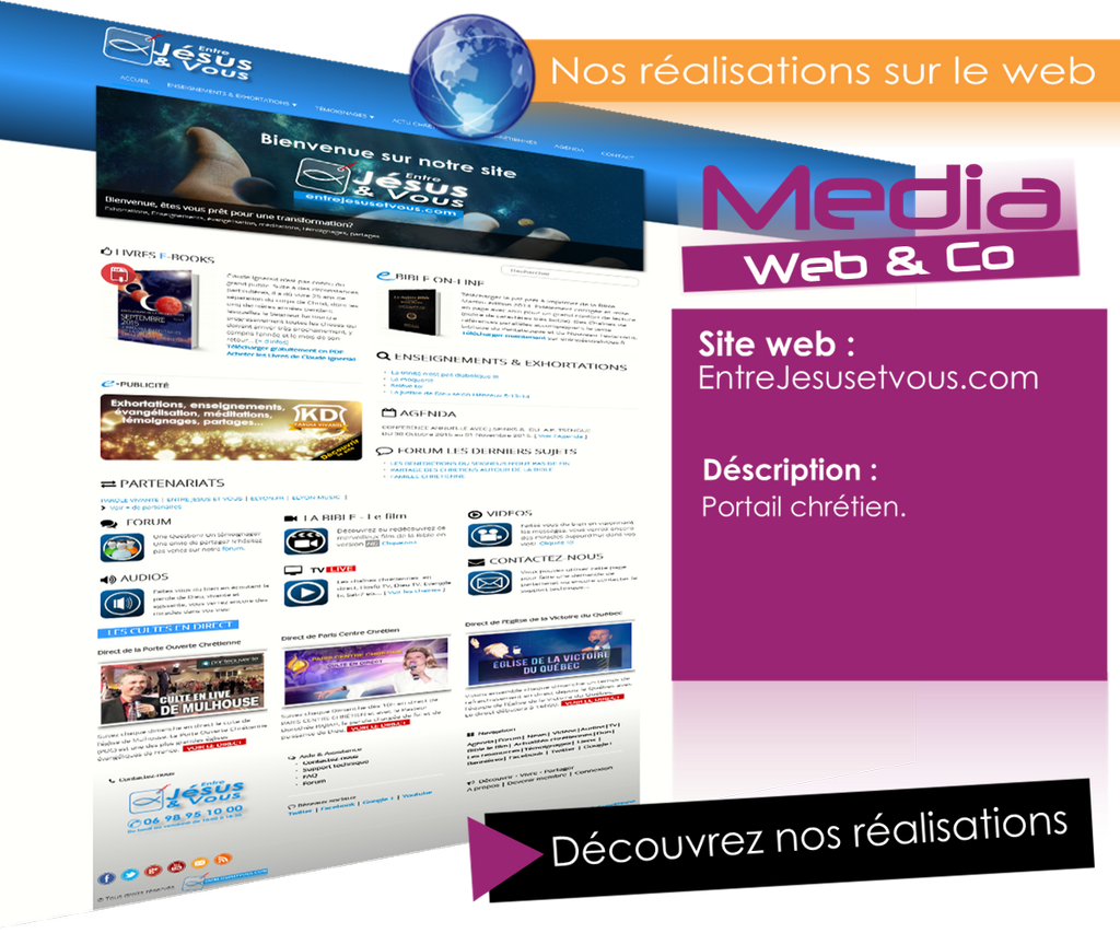 Nos réalisations sur le web