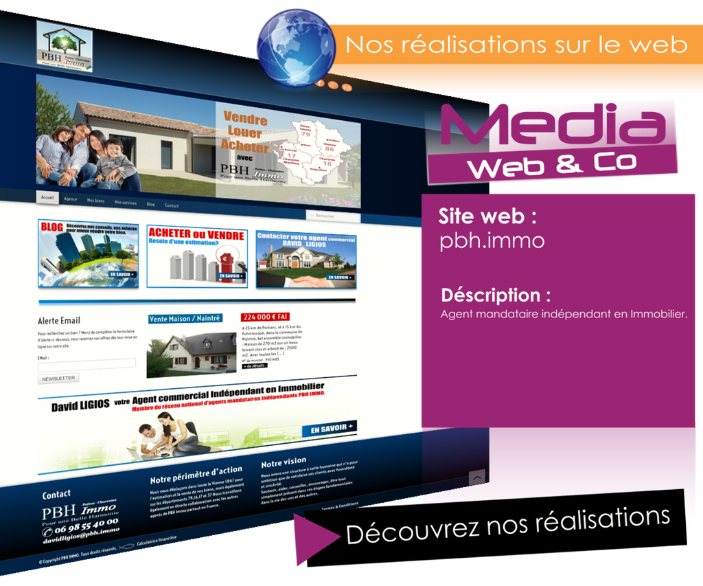 Nos réalisations sur le web