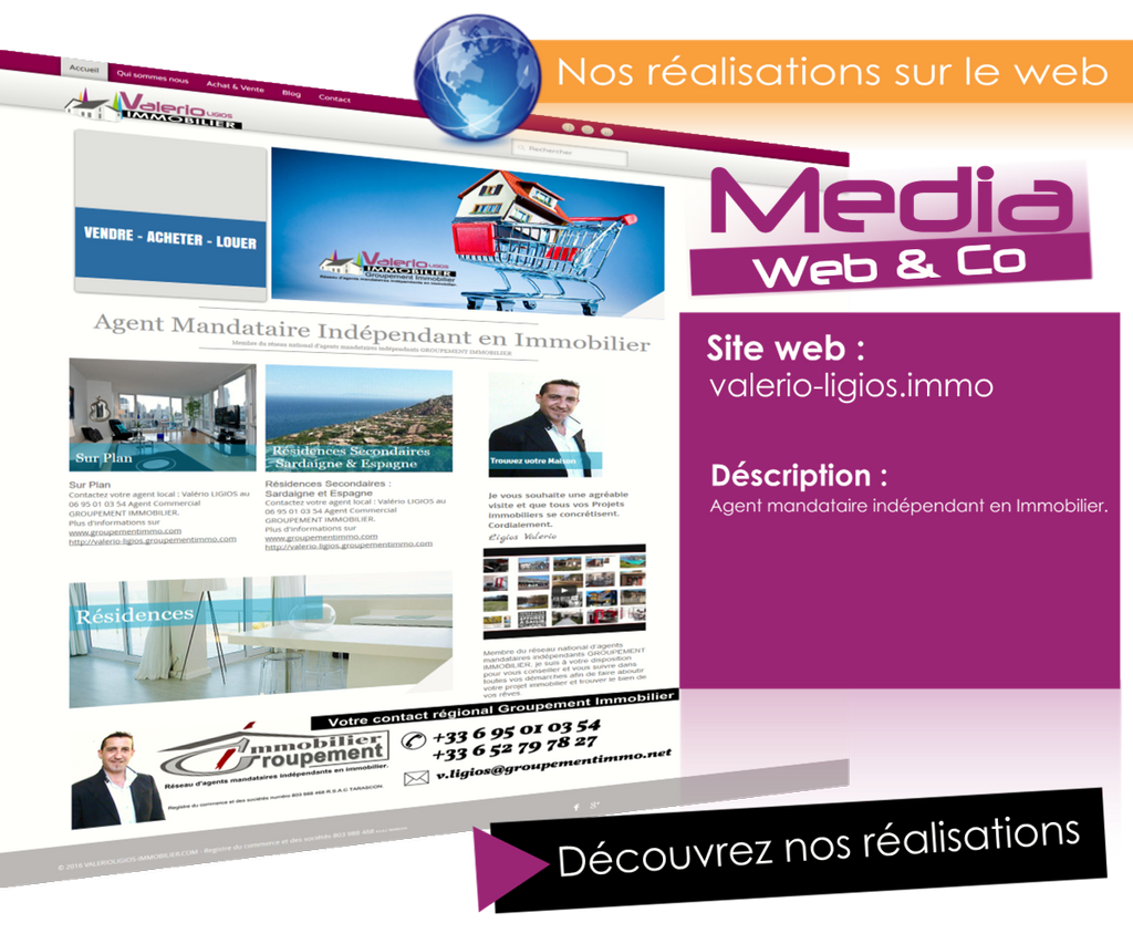 Nos réalisations sur le web