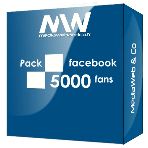 Pack 5000 fans facebook